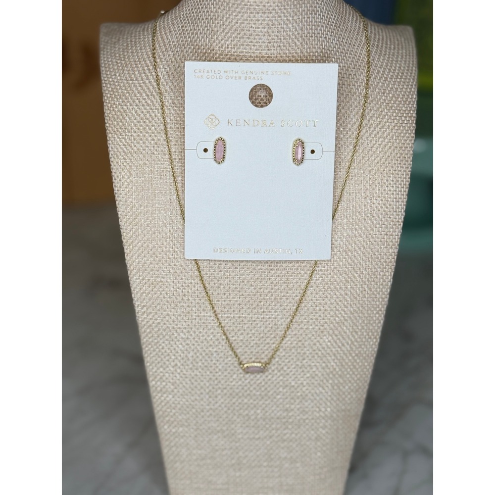 Kendra Scott Women Jewelry‎ Set Pink Gold Minimalist Quiet Luxury Gift OS
